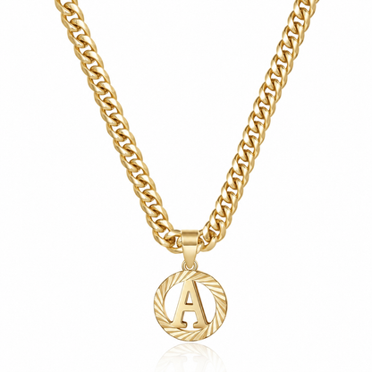 Cadena Cubana con Inicial 14K