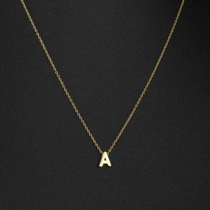 Collar Choker con Inicial Pequeña, Personalizado con Nombre
