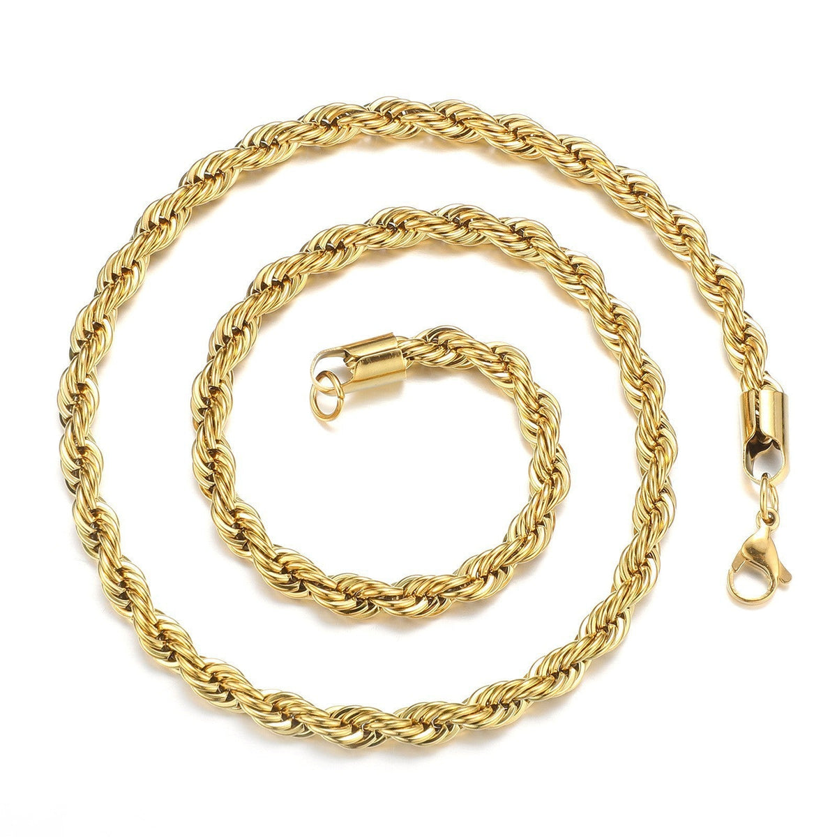 Collar de Cadena Twist en Acero Inoxidable