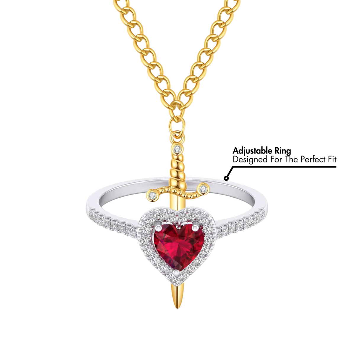 Set para pareja Príncipe y Princesa: anillo y pulsera