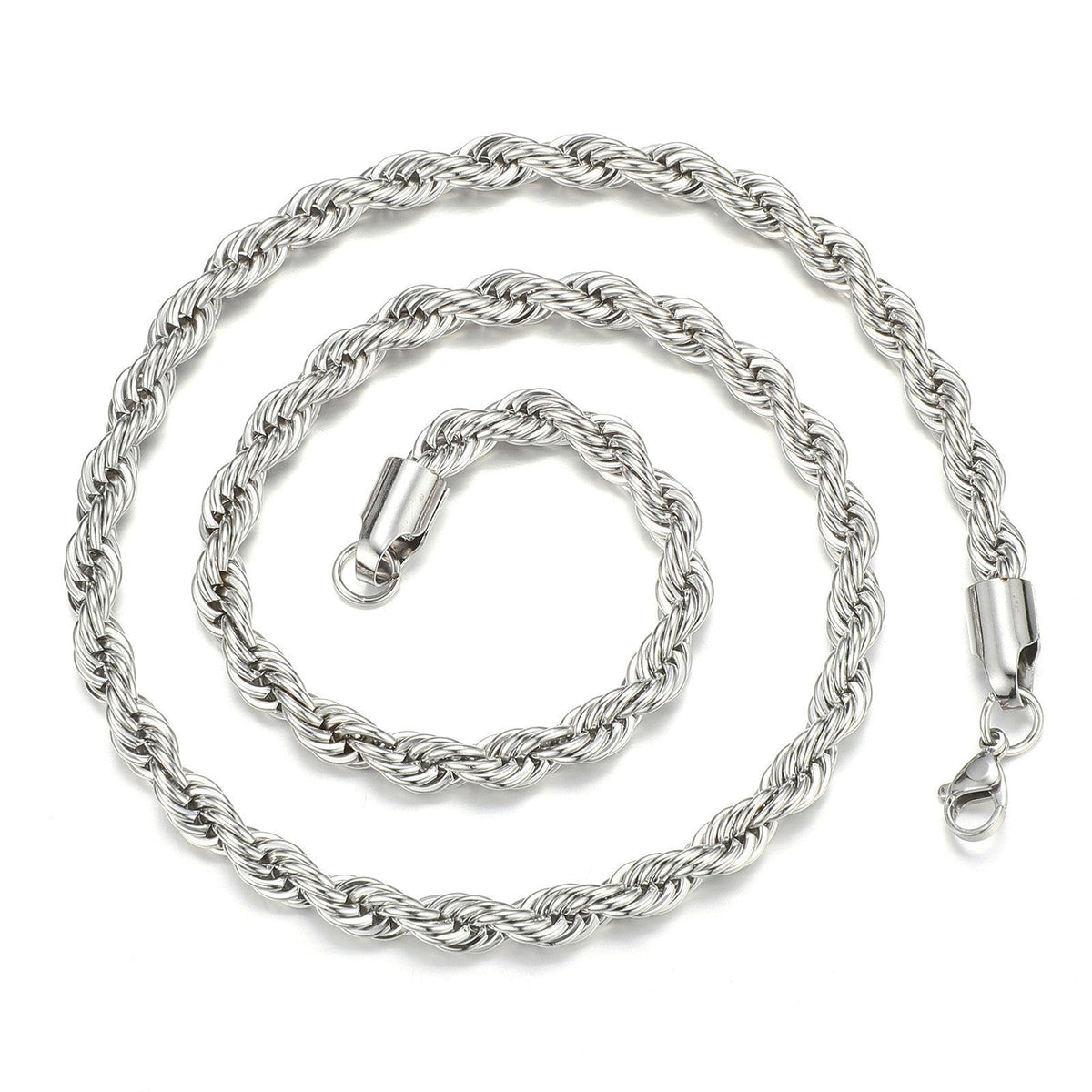 Collar de Cadena Twist en Acero Inoxidable