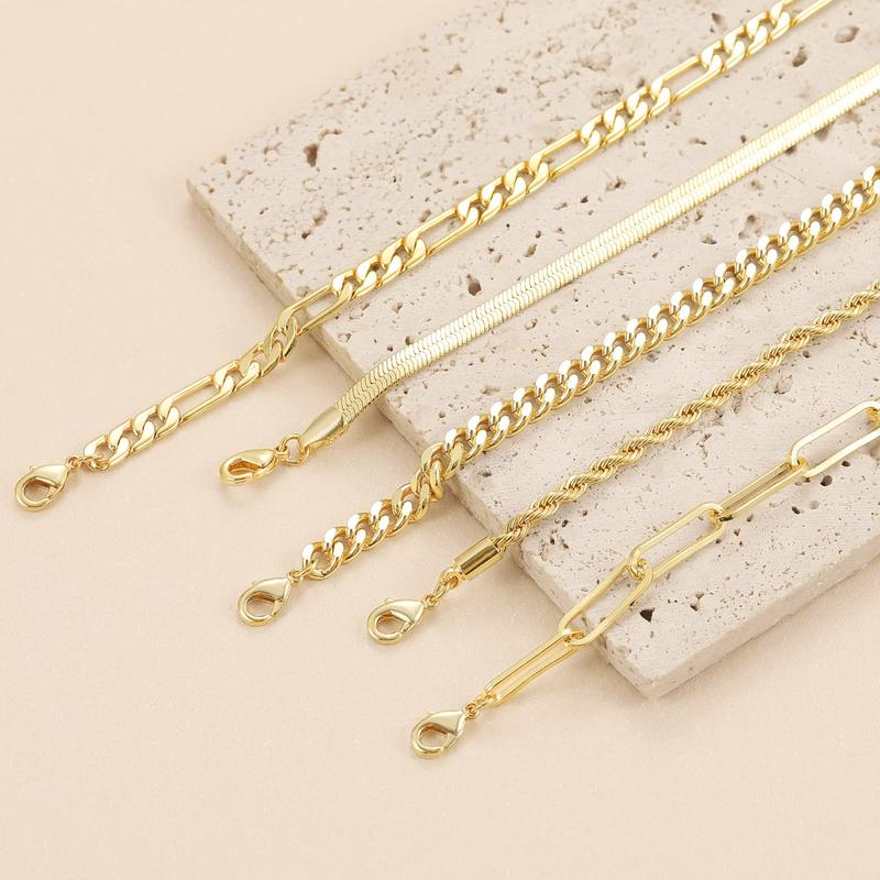 Set de 5 pulseras clásicas apilables
