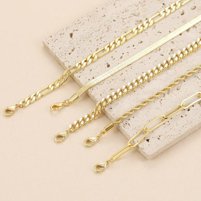 Set de 5 pulseras clásicas apilables