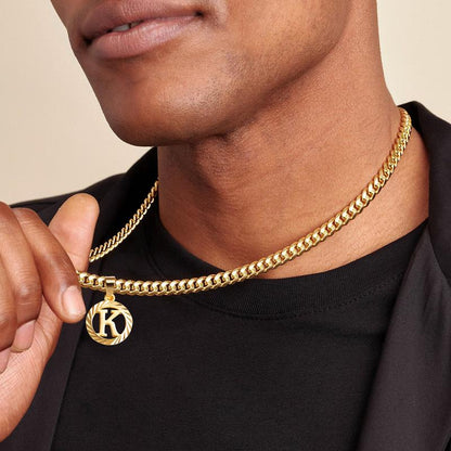 Cadena Cubana con Inicial 14K