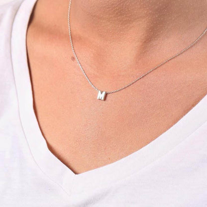 Collar Choker con Inicial Pequeña, Personalizado con Nombre