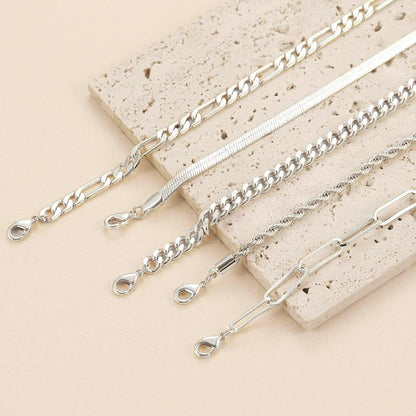 Set de 5 pulseras clásicas apilables