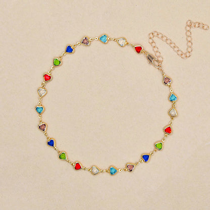Collar Estilo Étnico con Corazón