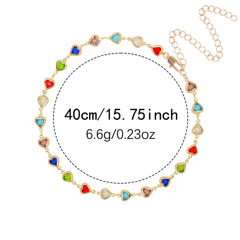 Collar Estilo Étnico con Corazón