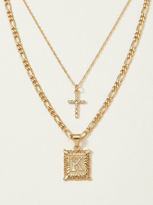 Collar con Inicial 14K