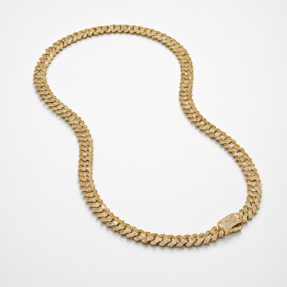 CUBANA CON GARRAS DE CIRCONITAS (ORO) 8MM