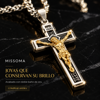Cadena Crucifijo INRI 14K