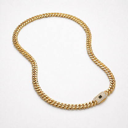 Cadena Cubana Mónaco de Oro 14K