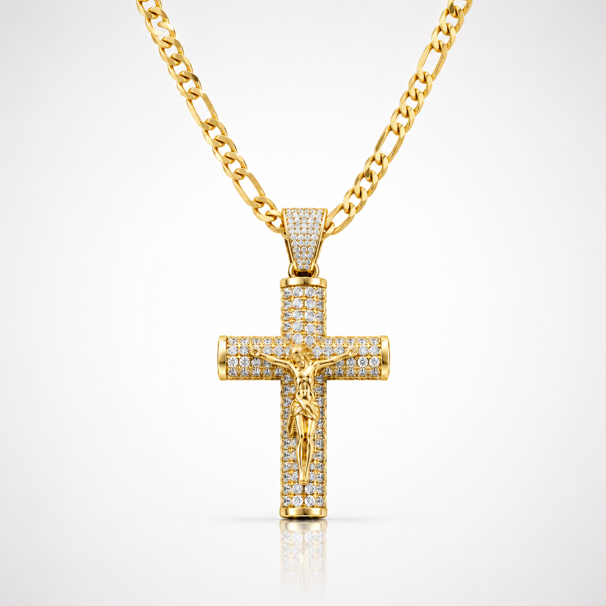 Cadena Crucifijo de Oro 14K