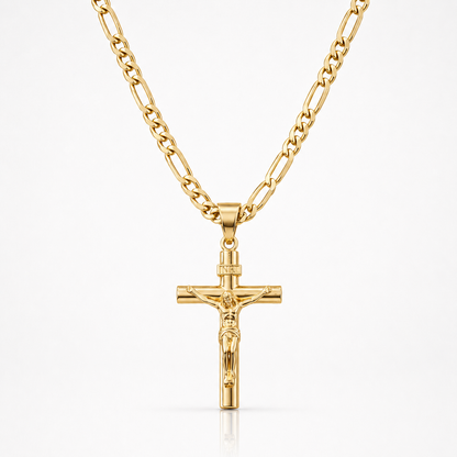 Cadena Crucifijo de Oro 14K