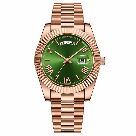 Reloj Missoma Regent (Oro Rosa/Verde)