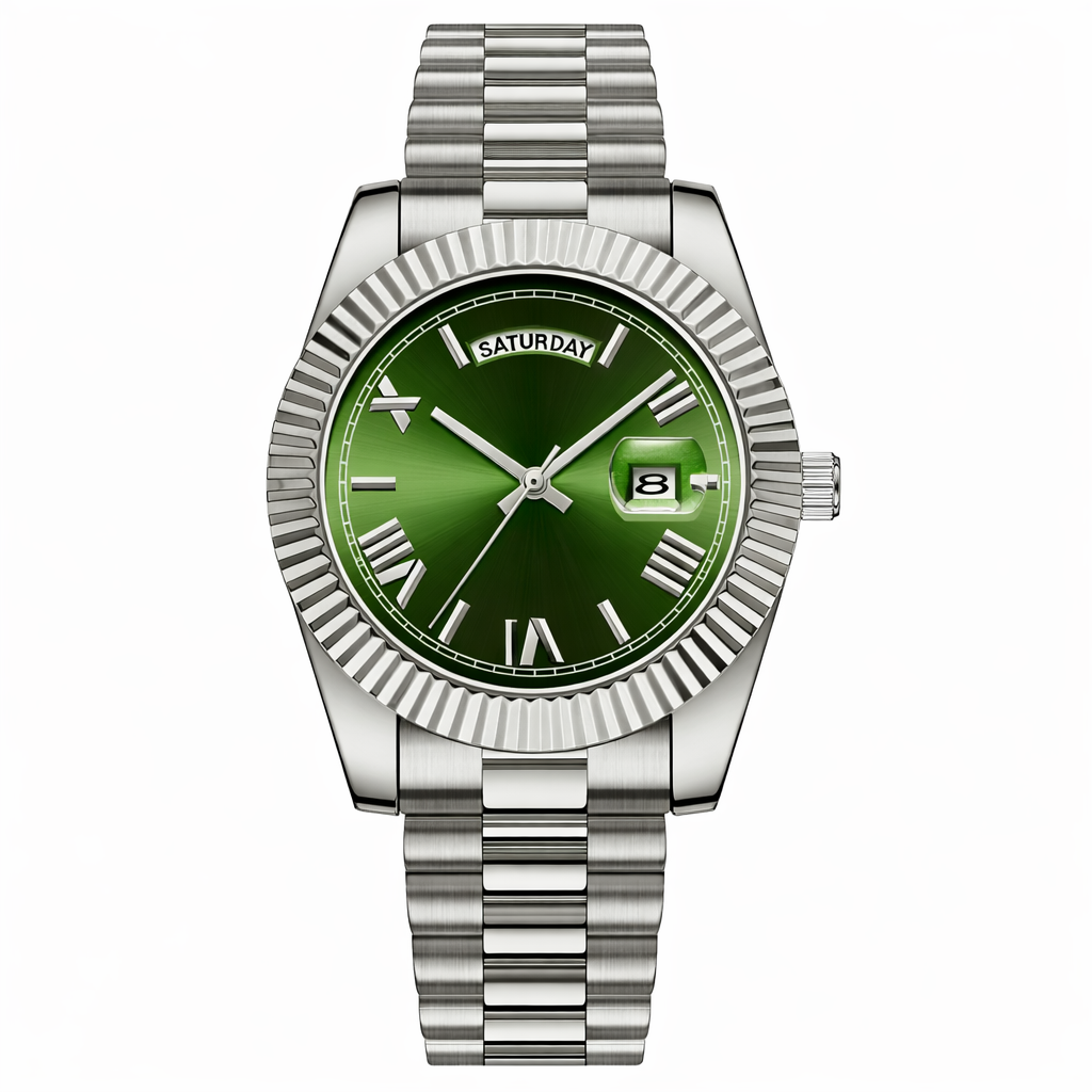 Reloj Missoma Regent (Plateado/Verde)