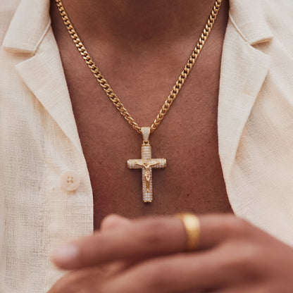 Cadena Crucifijo de Oro 14K