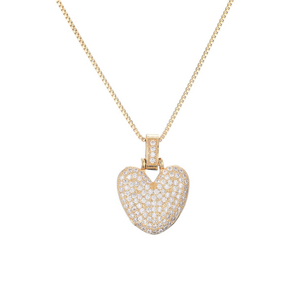 Collar Inicial Bubble 14K con Brillo de Diamantes