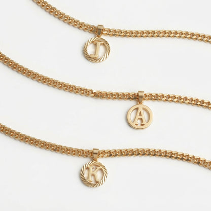 Cadena Cubana con Inicial 14K