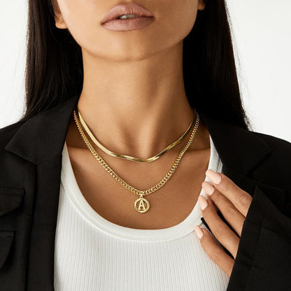 Cadena Cubana con Inicial 14K