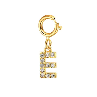 Pulsera delicada de cadena cubana/Fígaro con inicial