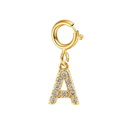 Pulsera delicada de cadena cubana/Fígaro con inicial