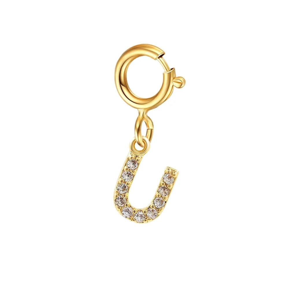 Pulsera delicada de cadena cubana/Fígaro con inicial