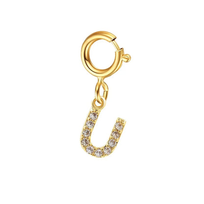 Pulsera delicada de cadena cubana/Fígaro con inicial