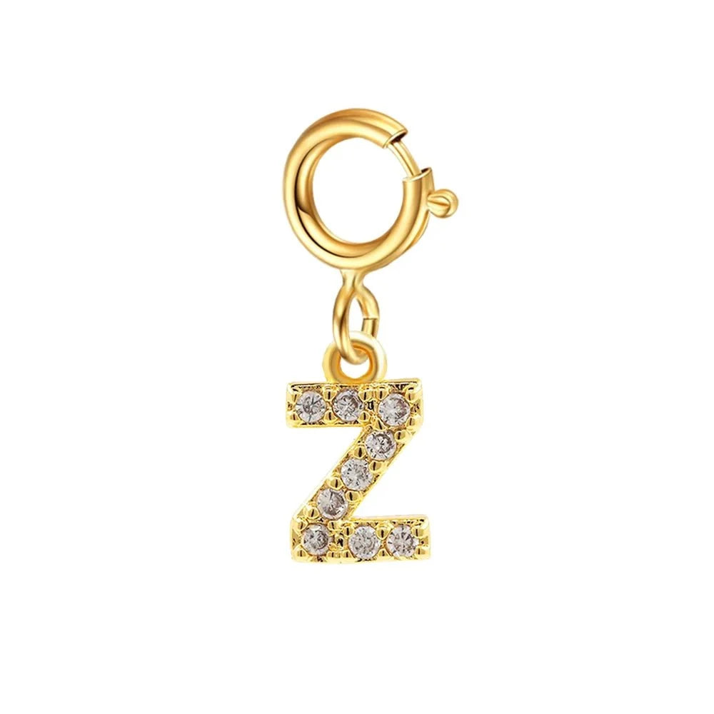 Pulsera delicada de cadena cubana/Fígaro con inicial