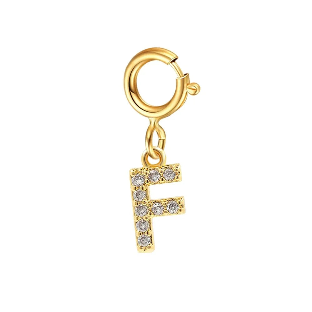 Pulsera delicada de cadena cubana/Fígaro con inicial