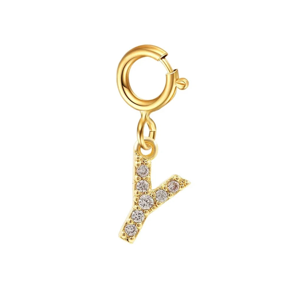 Pulsera delicada de cadena cubana/Fígaro con inicial