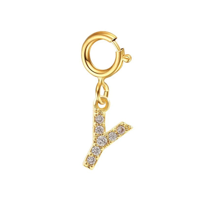 Pulsera delicada de cadena cubana/Fígaro con inicial