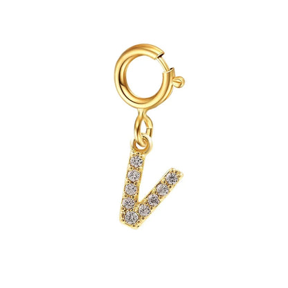 Pulsera delicada de cadena cubana/Fígaro con inicial