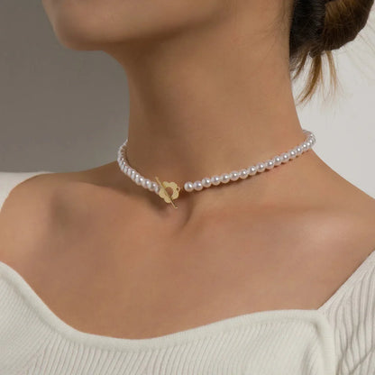 Choker Floral con Cierre de Flor