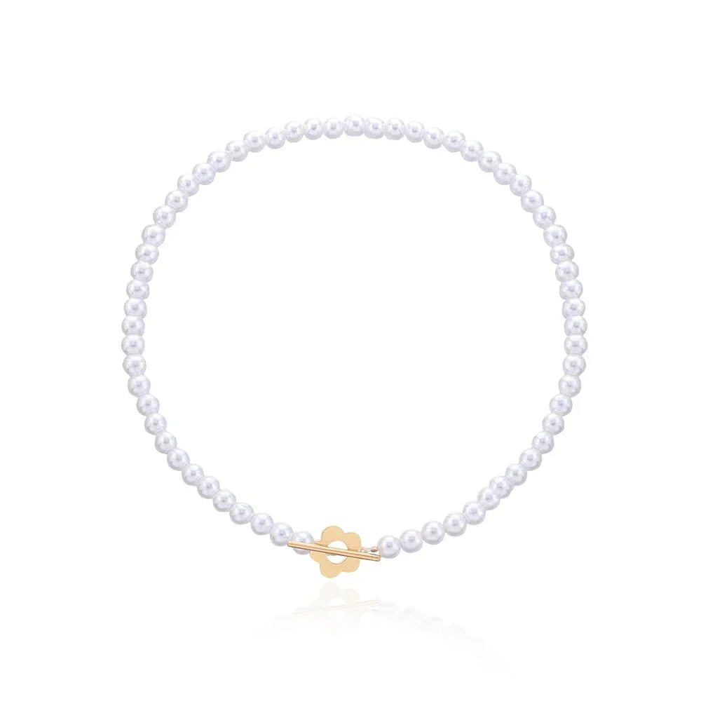 Choker Floral con Cierre de Flor