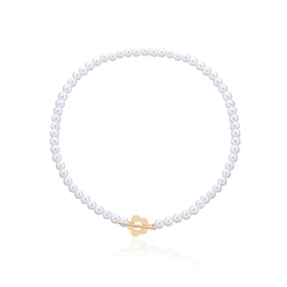 Choker Floral con Cierre de Flor