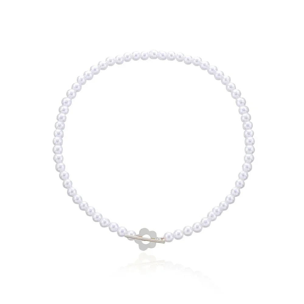 Choker Floral con Cierre de Flor