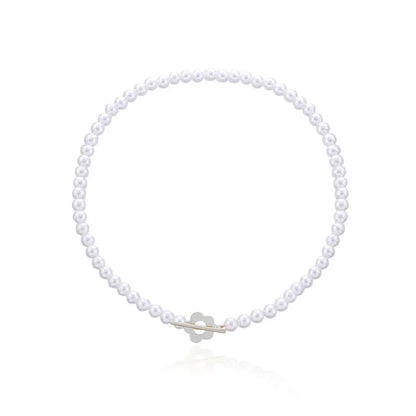 Choker Floral con Cierre de Flor