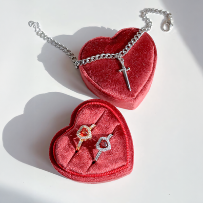 Set para pareja Príncipe y Princesa: anillo y pulsera