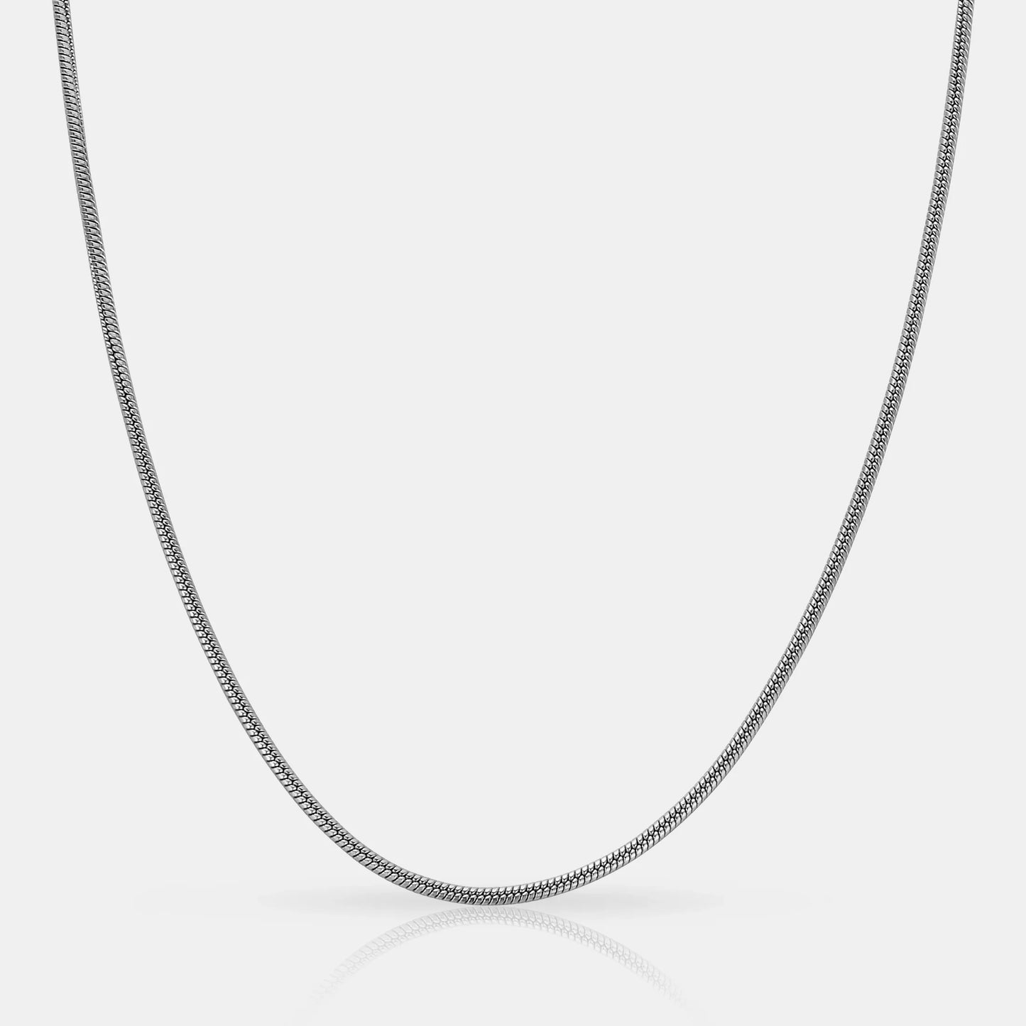 Cadena Serpiente (Plata) 2MM